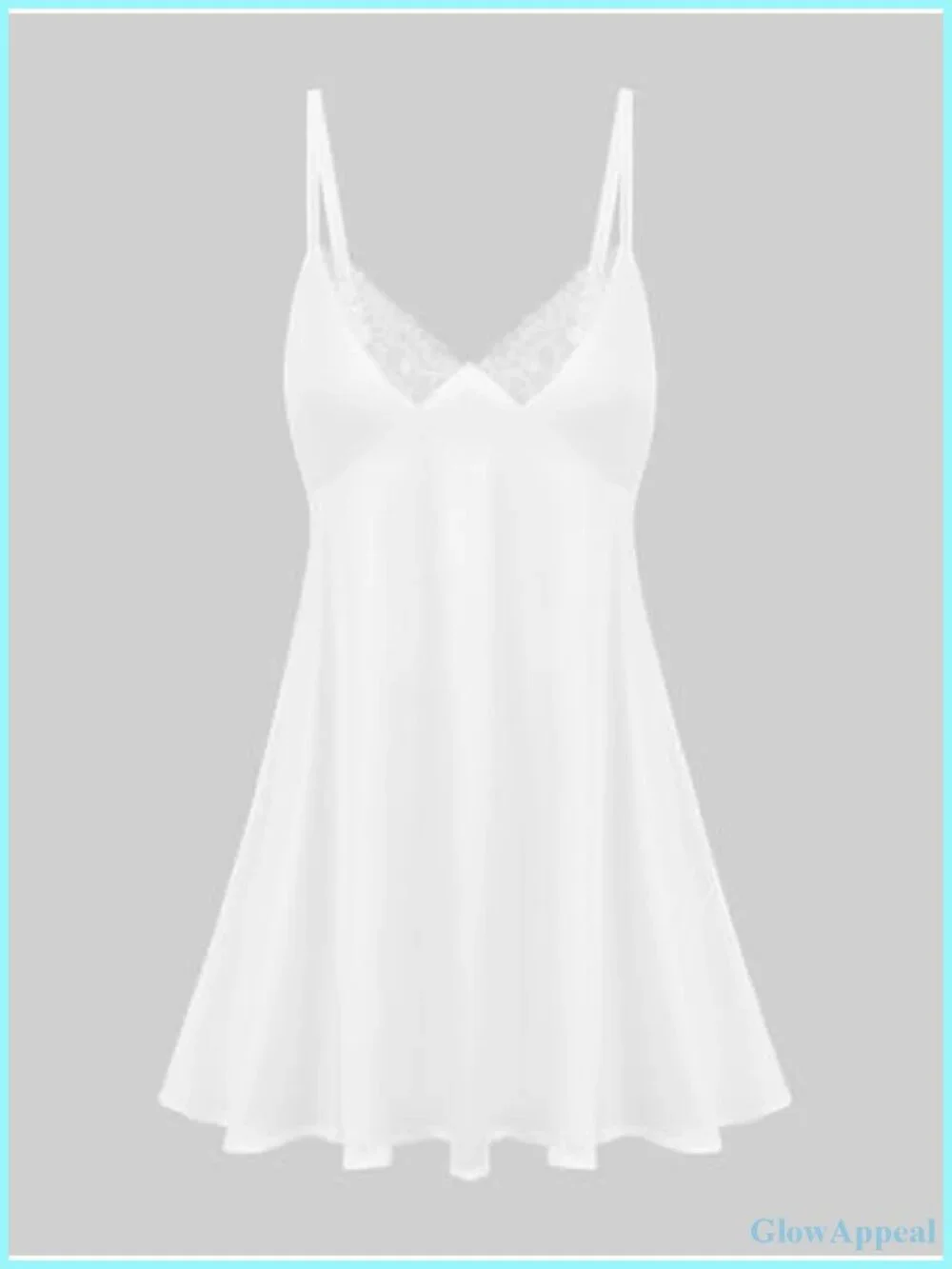 Women's Lace Patchwork Satin Nightgown Mini Slip Drawstring Ruched Lingerie